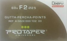 Protaper Universal F2 Gutta Percha Points Dentsply Tulsa BoxÂ of 60 Dental Endo
