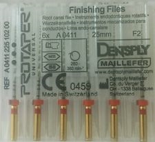 Dental Dentsply Rotary ProTaper Universal Engine NiTi FilesÂ 25 mm F2
