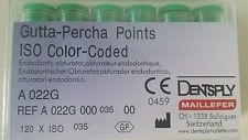 Gutta Percha PointsÂ Size 35 Dentsply Maillefer ISO Color Coded Box of 120