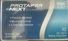 Protaper Next X2 Gutta Percha Points Dentsply Tulsa Dental Root Canal Endo