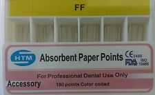 Absorbent Paper Points FF Accessory BoxÂ of 180 HTM Dental