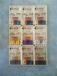 Dentsply Maillefer K-File Endodontic Dental Files 10 Packs All sizes available