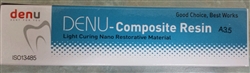 Denu Dental Composite Resin Light Cure 4g Nano Filler Like 3M Dentsply Kerr, A1, A2, A3, A3.5, B2