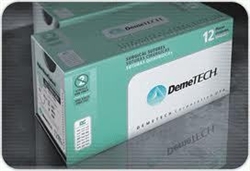 Demetech Dental Medical Surgical Sutures Silk with Needle Pack of 12