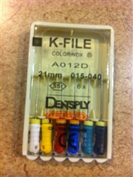 Dentsply Maillefer K-File Endodontic Dental Files - 25 mm